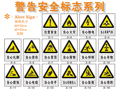 警示標(biāo)識(shí)（GB2894-2008）